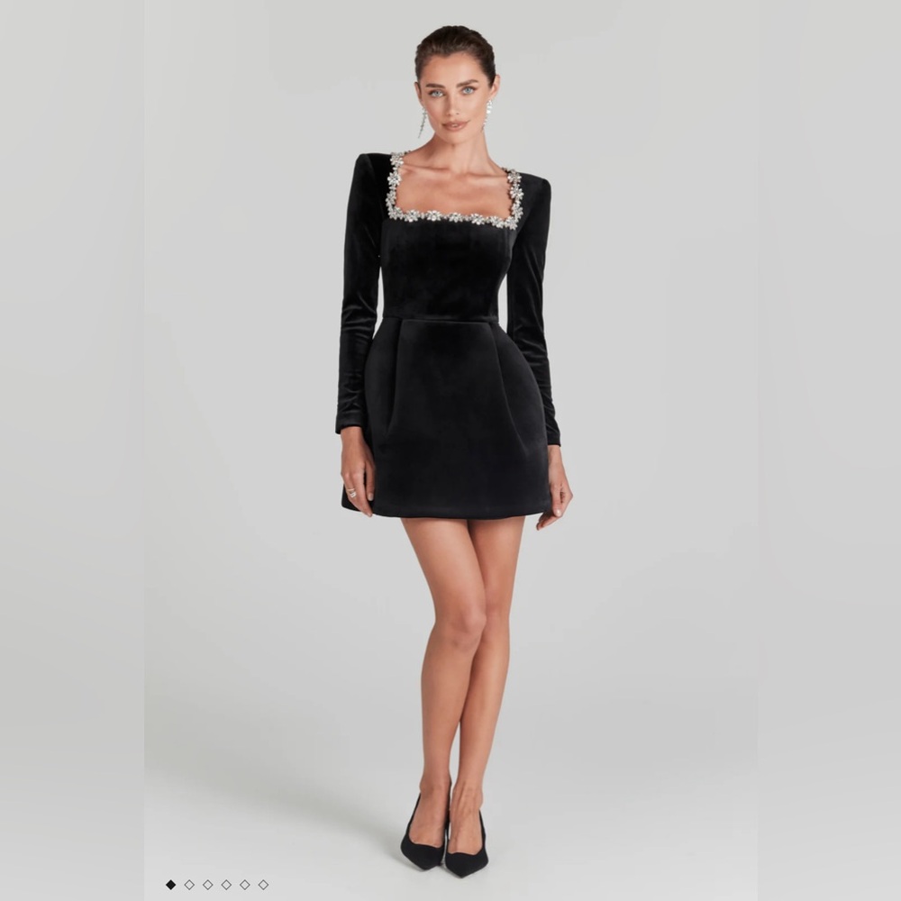 Nadine Merabi Kimberly Black Dress